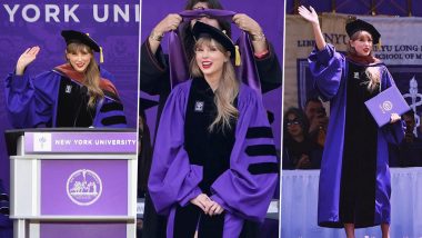Taylor Swift Receives Honorary Doctorate from New York University; Check Out Pics from the Ceremony!